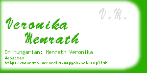 veronika menrath business card